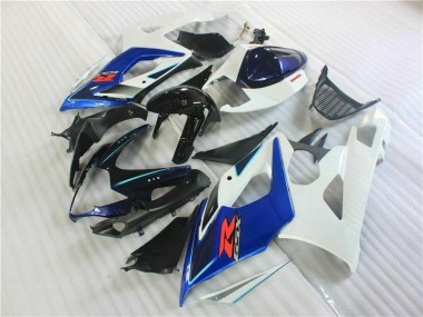 Preisgünstige Suzuki GSXR 1000 K5 05-06 Verkleidungen - Schwarz Blau Weiß
